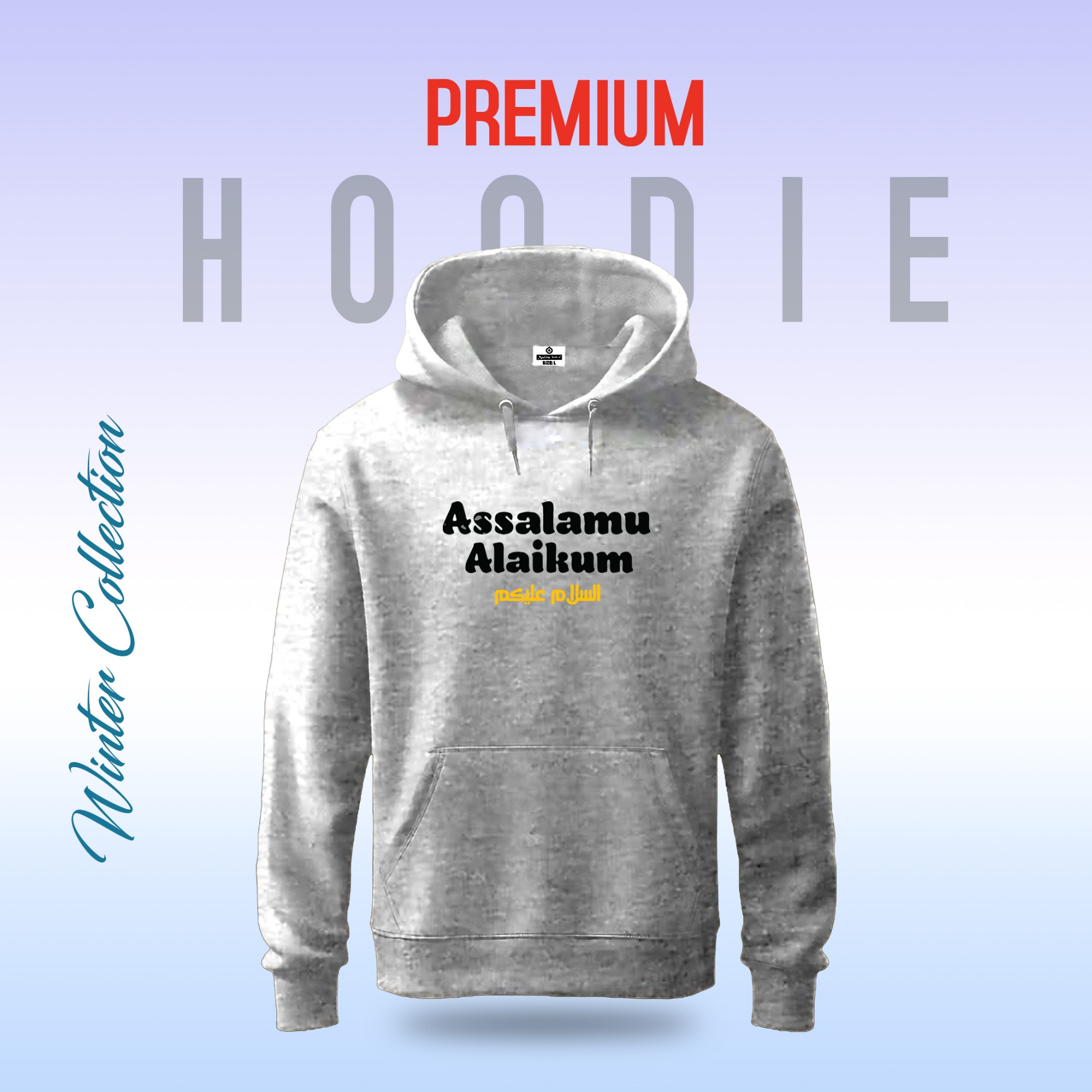 Picture of Premium Comfortable (Assalamu Alaikum) Winter Hoodi for Men