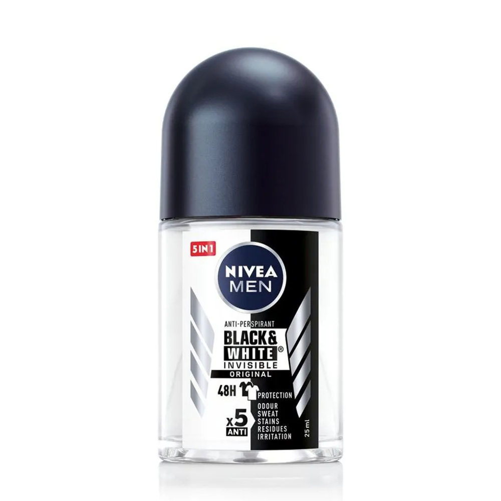 Picture of NIVEA MEN Roll On Black & White Power 25ml Picture of NIVEA MEN Roll On Black & White Power 25ml