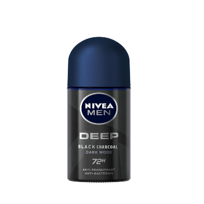 Picture of NIVEA MEN Deep Black Charcoal Roll on 25ml Picture of NIVEA MEN Deep Black Charcoal Roll on 25ml