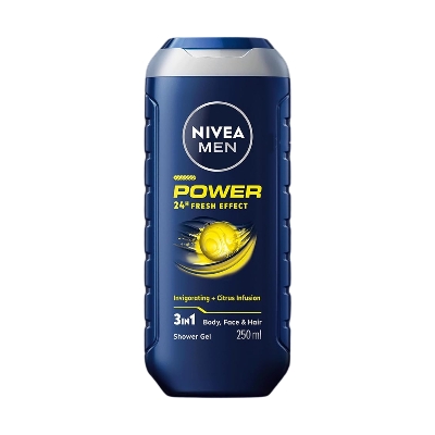 Picture of NIVEA MEN Shower Gel Power Fresh 250ml Picture of NIVEA MEN Shower Gel Power Fresh 250ml