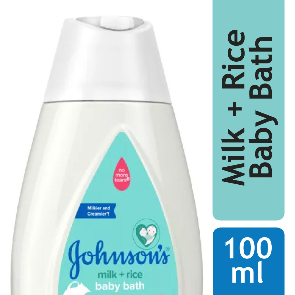 Johnson's Baby Milk + Rice Bath 100ml (Malaysia) IDConline shop bangladeshothoba.com