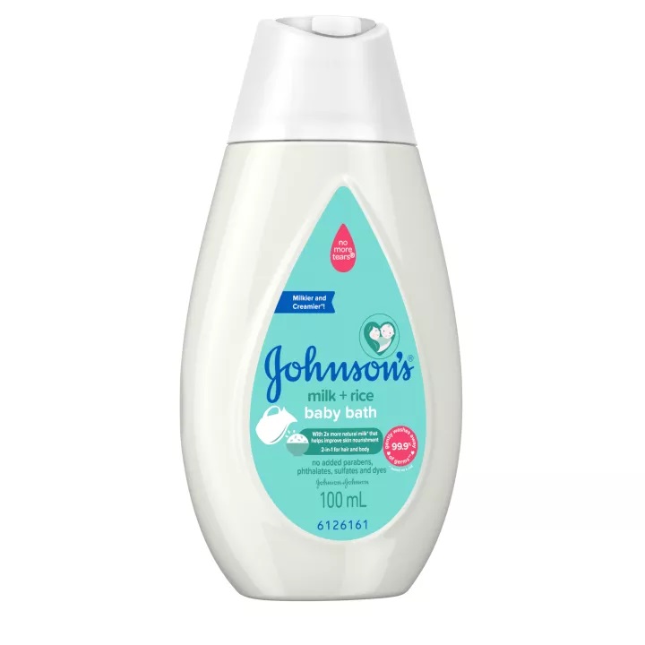 Johnson's Baby Milk + Rice Bath 100ml (Malaysia) IDConline shop bangladeshothoba.com