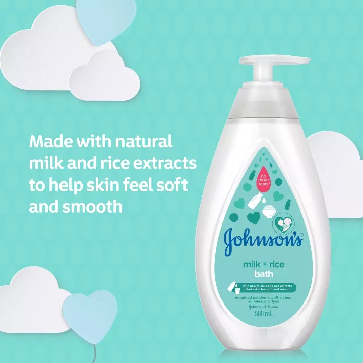 Johnson's Baby Milk + Rice Bath 500ml (Malaysia) IDConline shop bangladeshothoba.com Johnson's Baby Milk + Rice Bath 500ml (Malaysia) IDConline shop bangladeshothoba.com