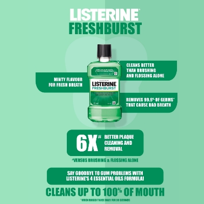 Listerine Freshburst Liquid Mouthwash 250ml IDConline shop bangladeshothoba.com Listerine Freshburst Liquid Mouthwash 250ml IDConline shop bangladeshothoba.com