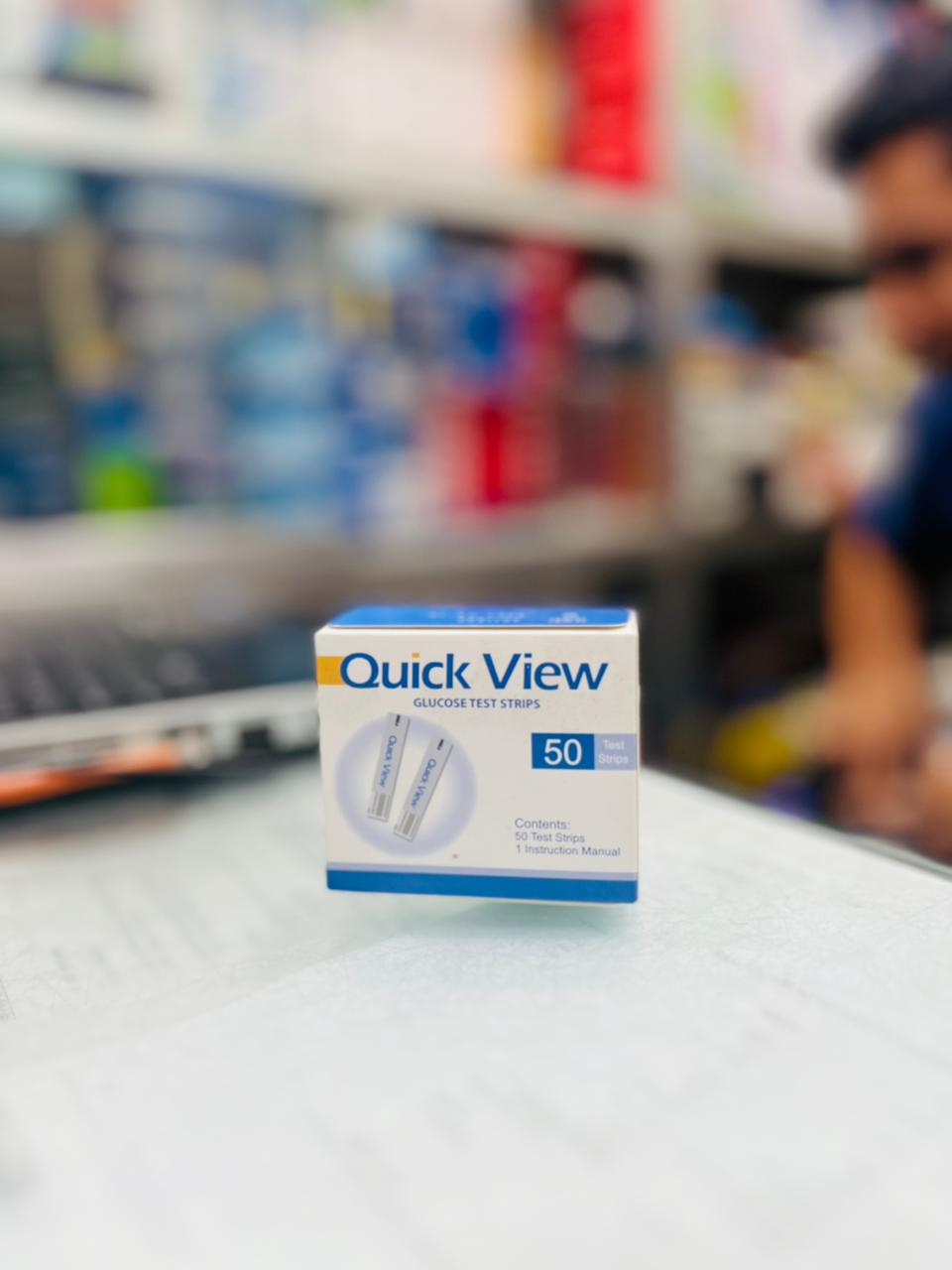 Quick View Glucose Test Strips (50 Strips)