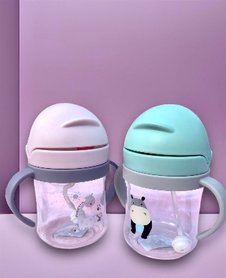 Smile 250 ml water pot Picture of 250ml Anti-choking Drinking Straw Cup Drinking Baby Cup Toddlers Water Bottle Kids Training Sippy Cup