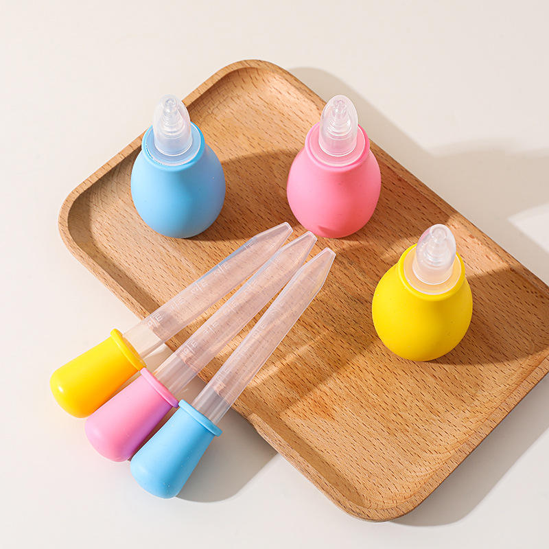 nose cleaner & medicine dropper pack Picture of Manual Baby Nasal Aspirator with Snot Cleaner Dropper Type Water & Medicine Feeder Set