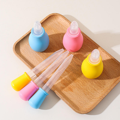 nose cleaner & medicine dropper pack Picture of Manual Baby Nasal Aspirator with Snot Cleaner Dropper Type Water & Medicine Feeder Set