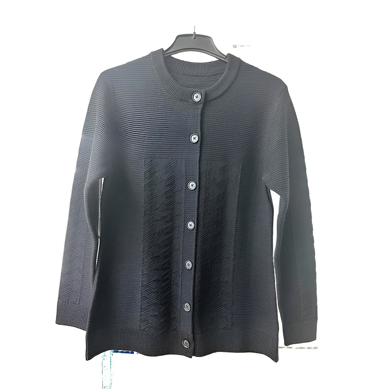 Picture of WINTER CREW NECK BUTTON CARDIGAN FOR WOMEN