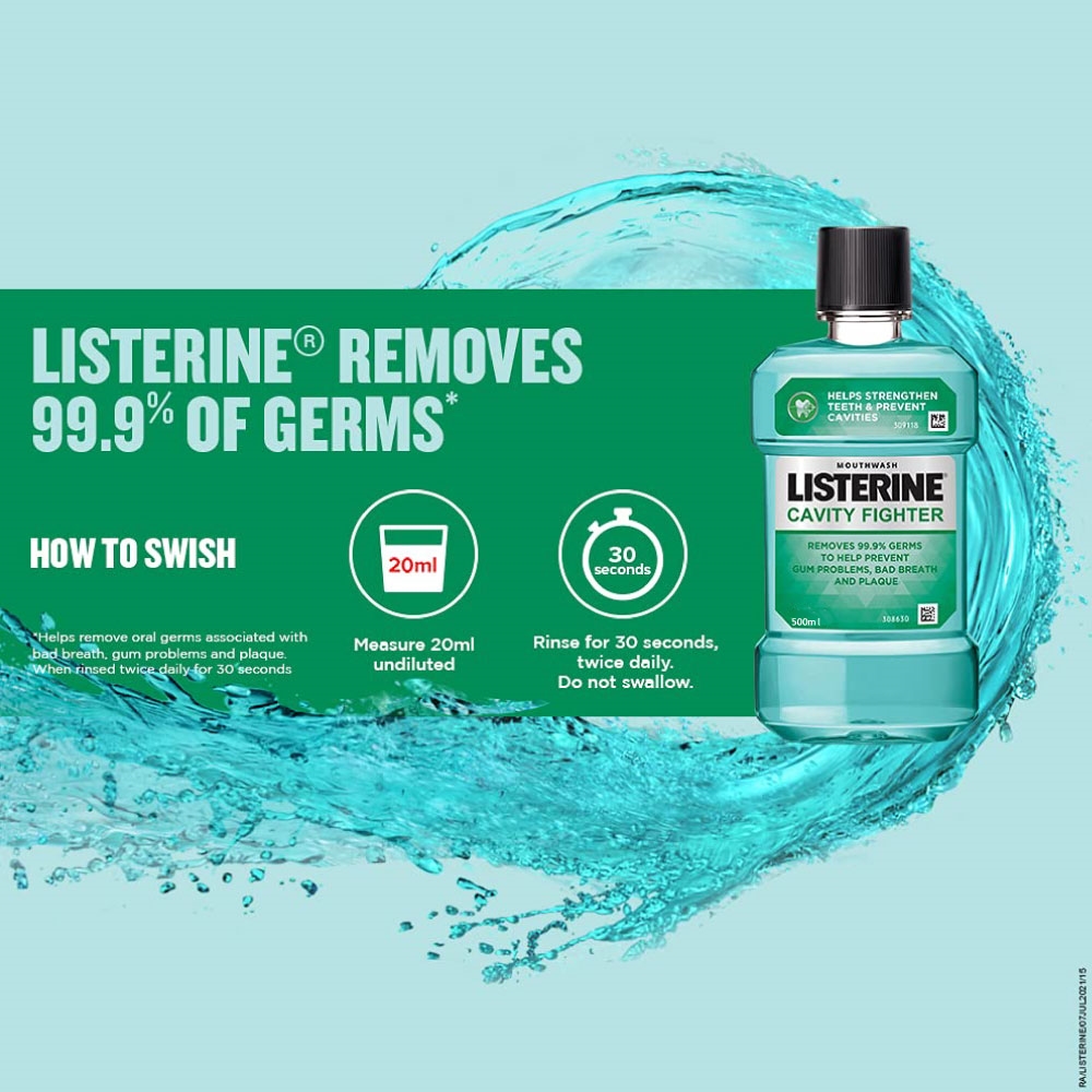 Listerine Cavity Fighter Mouthwash 500ml IDConline shop bangladeshothoba.com
