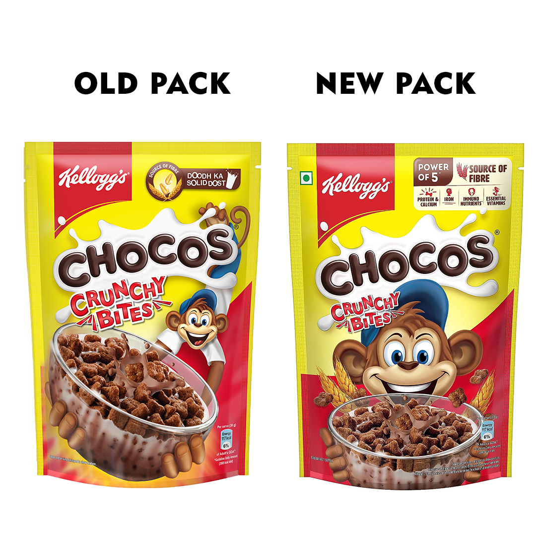 Picture of Kellogg's Chocos Crunchy Bites Chocolate Breakfast Cereal 375gm Picture of Kellogg's Chocos Crunchy Bites Chocolate Breakfast Cereal 375gm