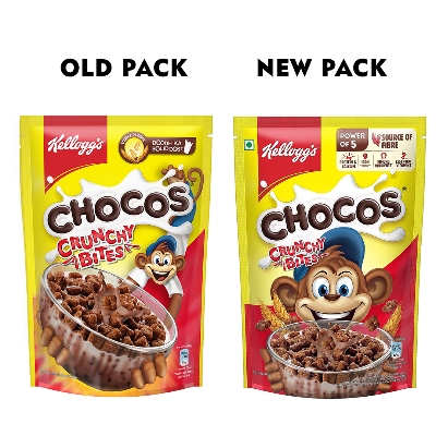 Picture of Kellogg's Chocos Crunchy Bites Chocolate Breakfast Cereal 375gm Picture of Kellogg's Chocos Crunchy Bites Chocolate Breakfast Cereal 375gm
