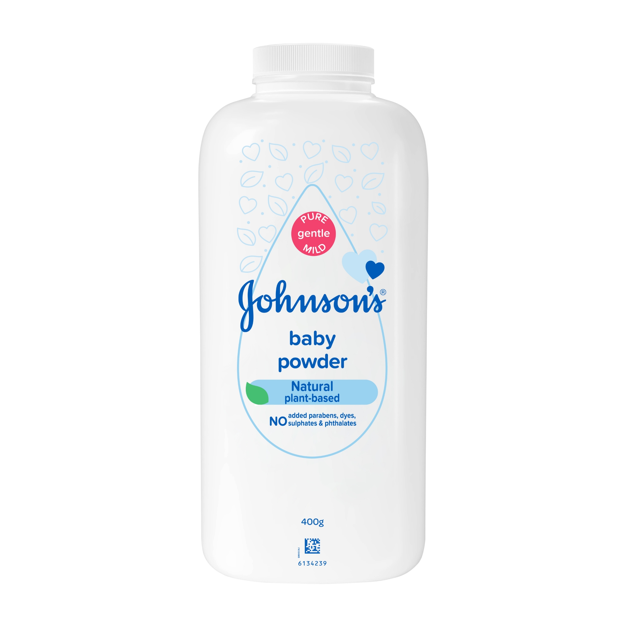 Johnsons Baby Powder Natural Plant Based 400 gm IDConline shop bangladeshothoba.com