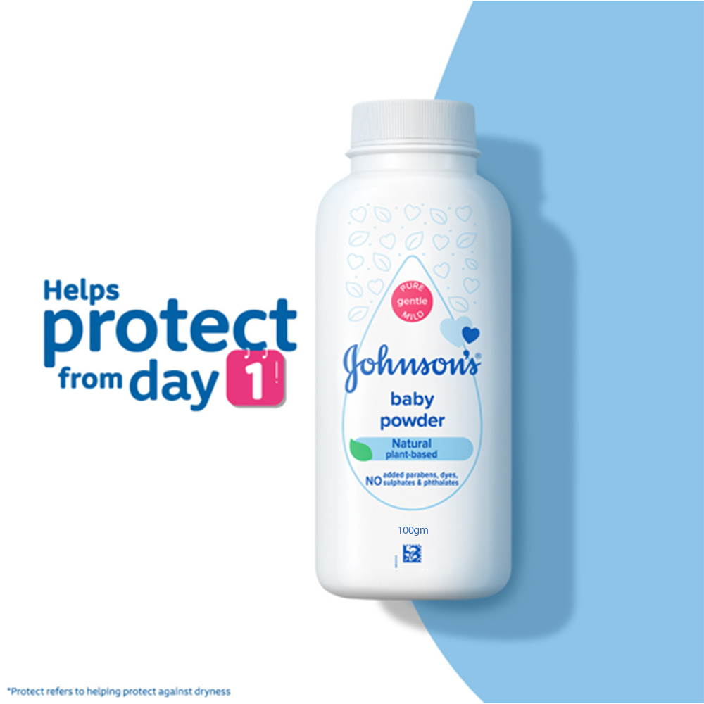 Johnsons Baby Powder Natural Plant Based 400 gm IDConline shop bangladeshothoba.com