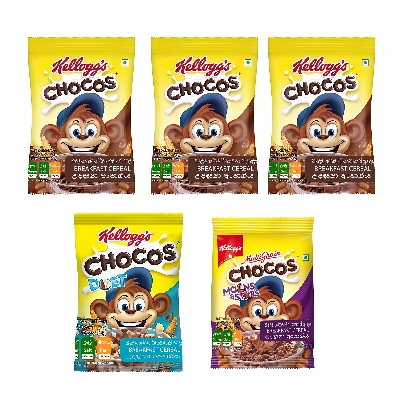 Picture of Kellogg's Chocos Chocolate Breakfast Cereal Variety Pack