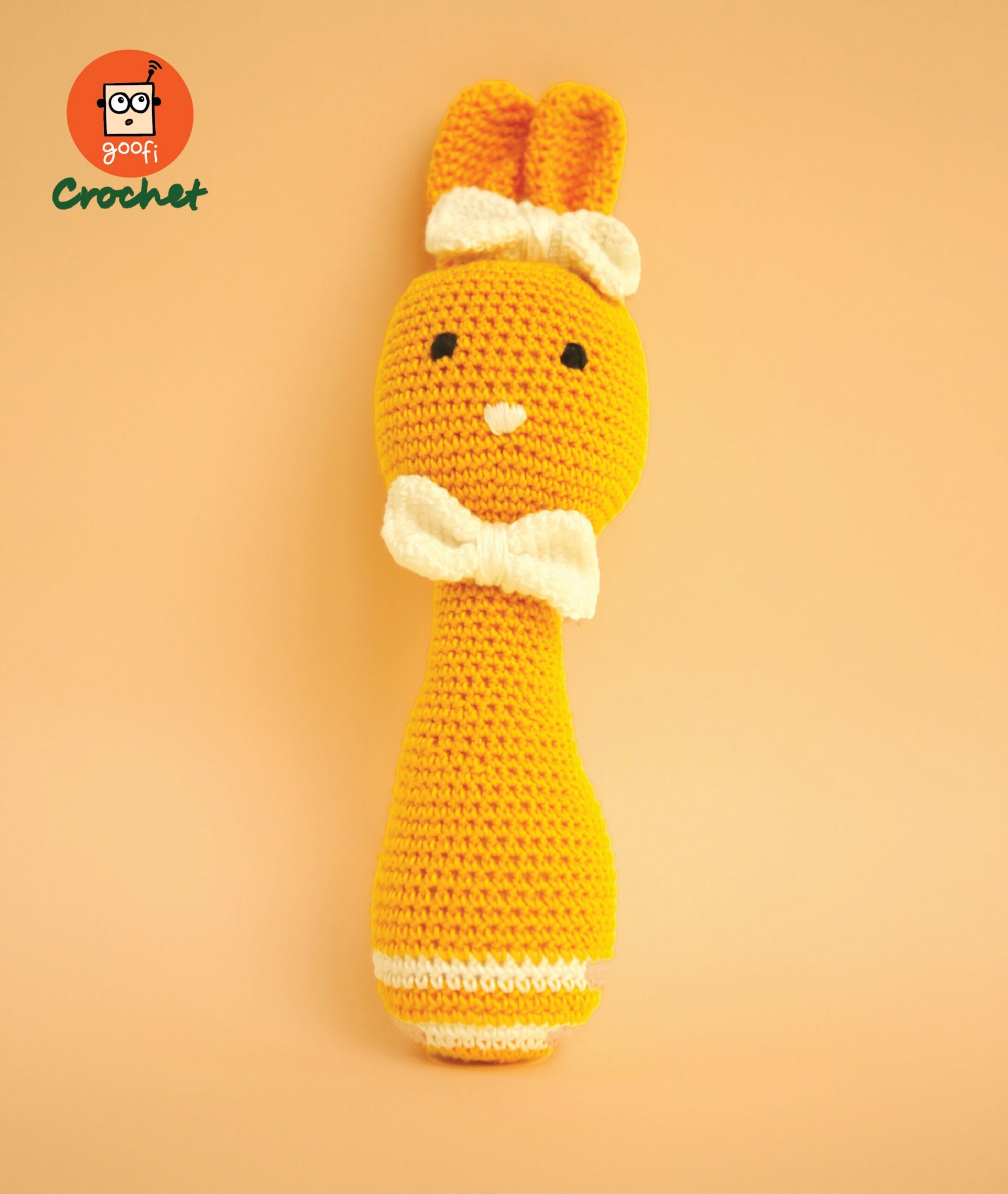 Picture of Goofi Bunny Rattle- Yellow (Bunny Jhunjhuni) Picture of Goofi Bunny Rattle- Yellow (Bunny Jhunjhuni)