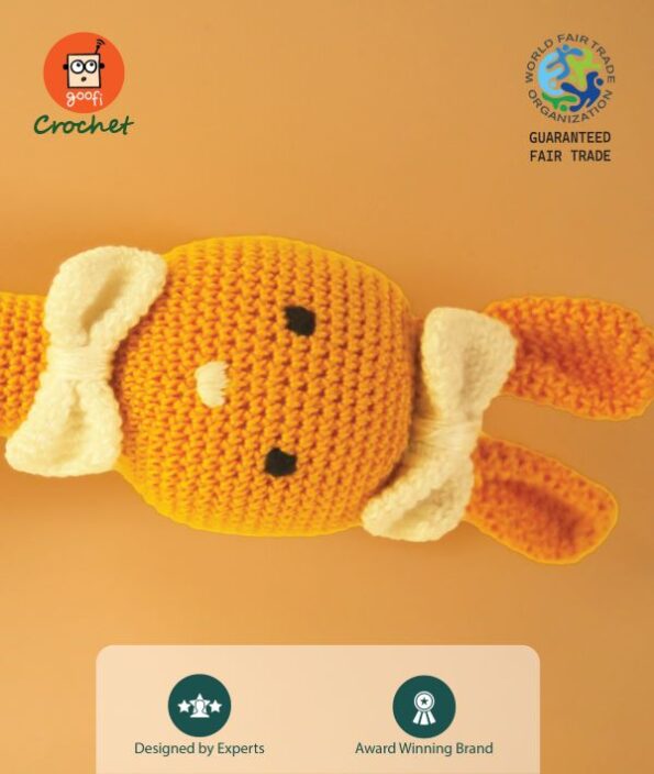 Picture of Goofi Bunny Rattle- Yellow (Bunny Jhunjhuni) Picture of Goofi Bunny Rattle- Yellow (Bunny Jhunjhuni)