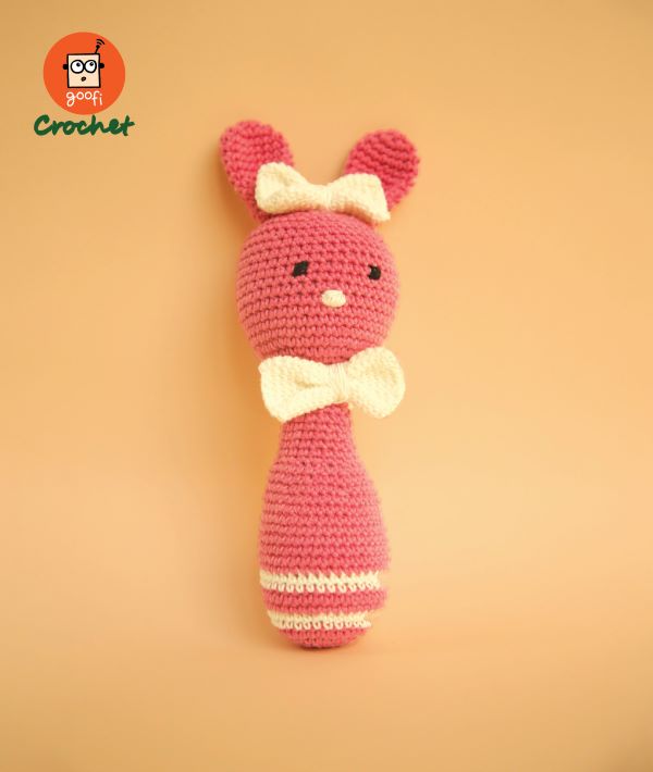 Picture of Goofi Bunny Rattle- Pink (Bunny Jhunjhuni) Picture of Goofi Bunny Rattle- Pink (Bunny Jhunjhuni)