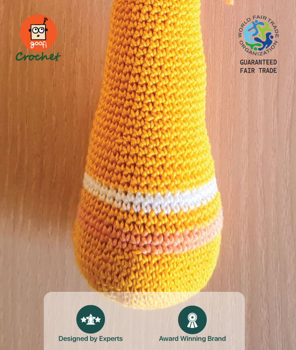 Picture of Goofi Crochet Rattle- Lion Baby Picture of Goofi Crochet Rattle- Lion Baby