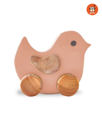 Picture of Bird – Wooden Push Toy – Non-Toxic Paint Picture of Bird – Wooden Push Toy – Non-Toxic Paint