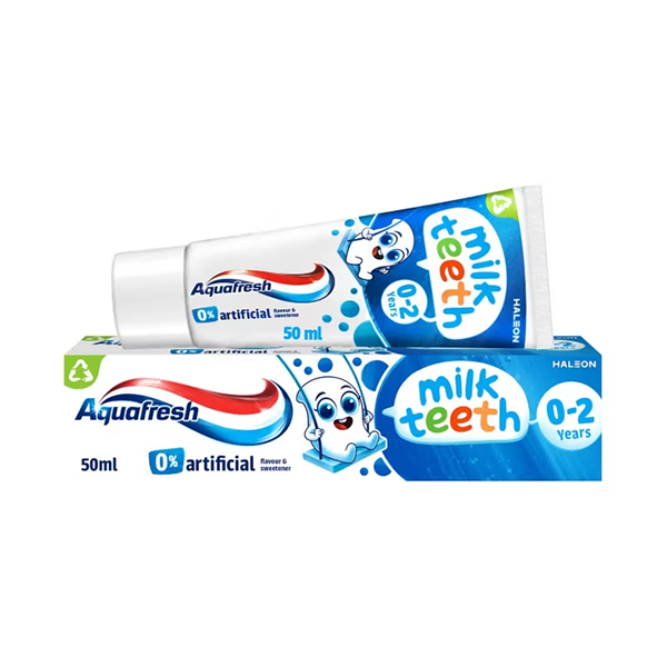 Picture of Aquafresh Milk Teeth Toothpaste for Kids Ages 0-2 years - 50ml