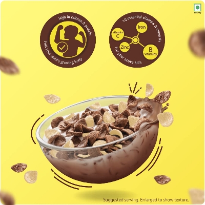 Picture of Kellogg's Chocos Duet Chocolate Breakfast Cereal 20gm