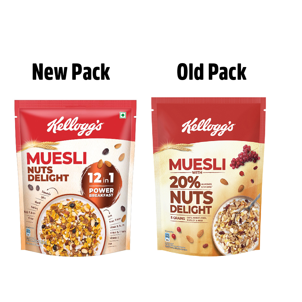 Picture of Kellogg's Muesli Nut Delight Breakfast Cereal 500gm Picture of Kellogg's Muesli Nut Delight Breakfast Cereal 500gm
