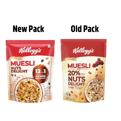 Picture of Kellogg's Muesli Nut Delight Breakfast Cereal 500gm Picture of Kellogg's Muesli Nut Delight Breakfast Cereal 500gm