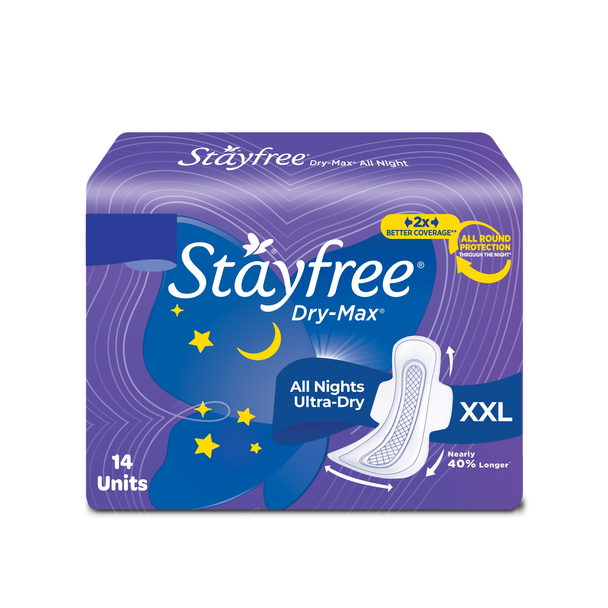 Stayfree Dry-Max All Nights XXL Thin Sanitary Napkins, with Wings 14 pads IDConline shop bangladeshothoba.com Stayfree Dry-Max All Nights XXL Thin Sanitary Napkins, with Wings 14 pads IDConline shop bangladeshothoba.com