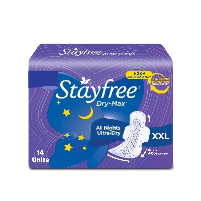 Stayfree Dry-Max All Nights XXL Thin Sanitary Napkins, with Wings 14 pads IDConline shop bangladeshothoba.com Stayfree Dry-Max All Nights XXL Thin Sanitary Napkins, with Wings 14 pads IDConline shop bangladeshothoba.com