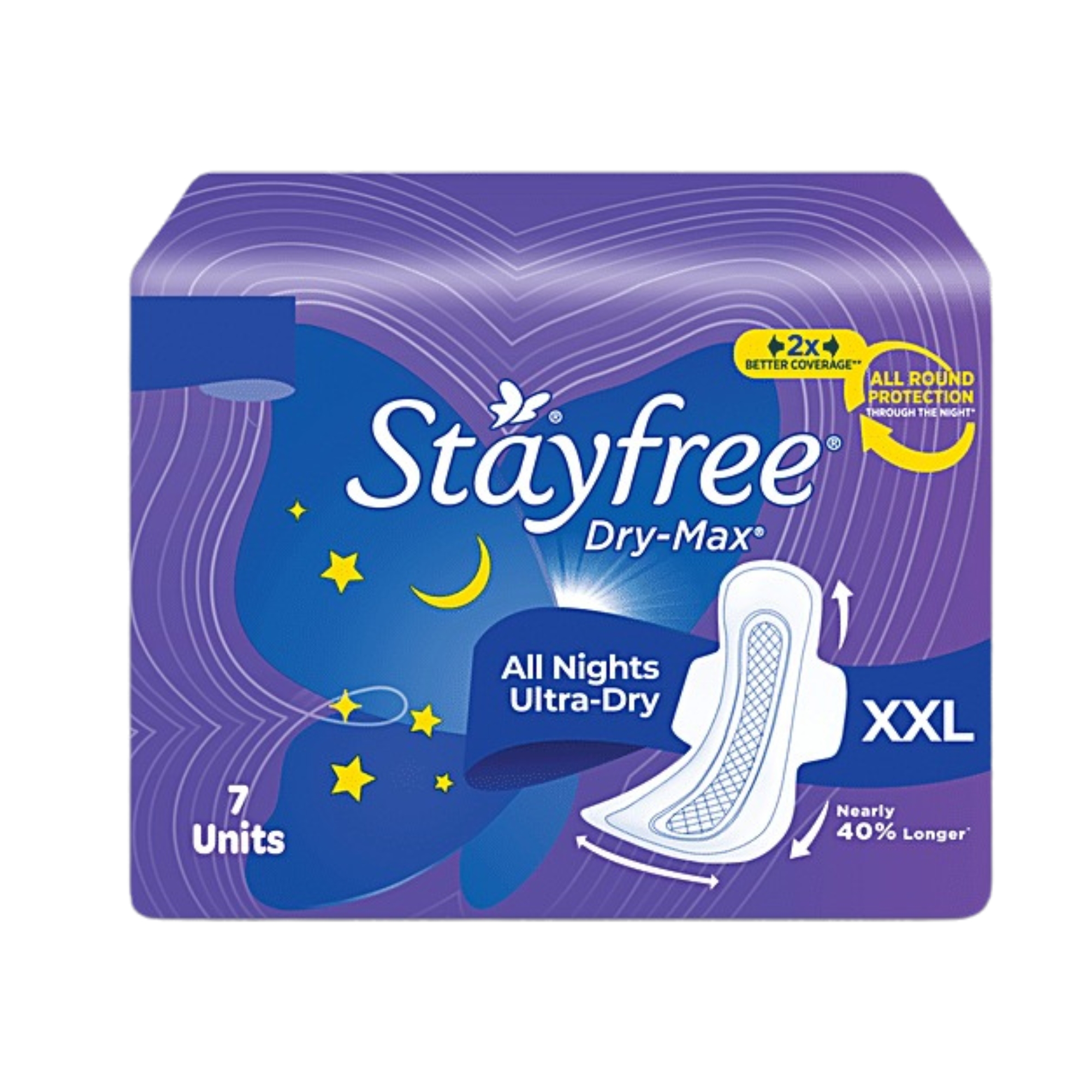 Stayfree Dry-Max All Nights XXL Thin Sanitary Napkins, with Wings 7 pads IDConline shop bangladeshothoba.com Stayfree Dry-Max All Nights XXL Thin Sanitary Napkins, with Wings 7 pads IDConline shop bangladeshothoba.com