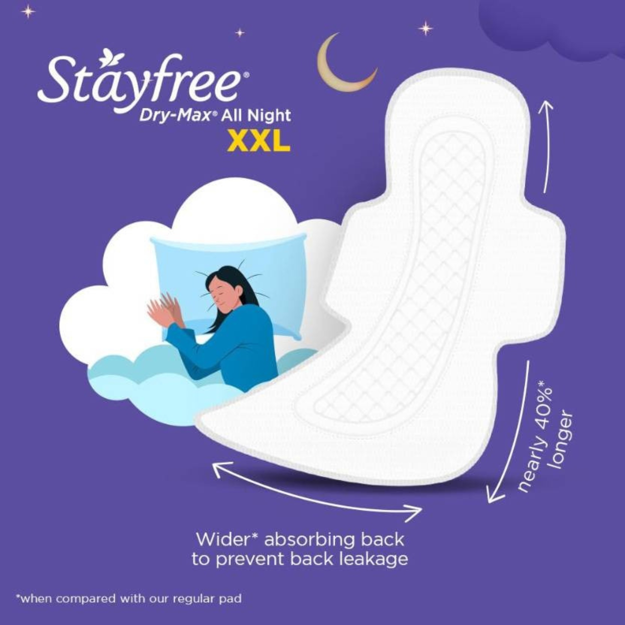 Stayfree Dry-Max All Nights XXL Thin Sanitary Napkins, with Wings 7 pads IDConline shop bangladeshothoba.com Stayfree Dry-Max All Nights XXL Thin Sanitary Napkins, with Wings 7 pads IDConline shop bangladeshothoba.com