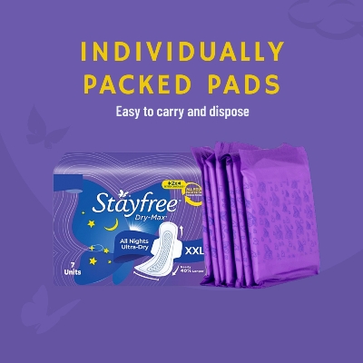 Stayfree Dry-Max All Nights XXL Thin Sanitary Napkins, with Wings 7 pads IDConline shop bangladeshothoba.com Stayfree Dry-Max All Nights XXL Thin Sanitary Napkins, with Wings 7 pads IDConline shop bangladeshothoba.com