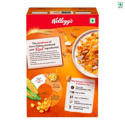 Picture of Kellogg's Corn Flakes Real Almond Honey Breakfast Cereal 168gm
