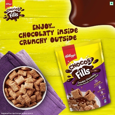 Kellogg's Chocos Fills Chocolate Breakfast Cereal 153gm IDConline shop bangladeshothoba.com Kellogg's Chocos Fills Chocolate Breakfast Cereal 153gm IDConline shop bangladeshothoba.com