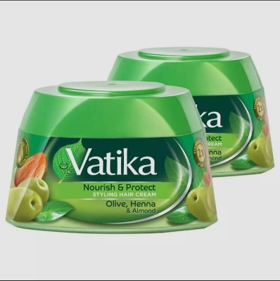 Picture of International UAE Vatika Styling Hair Cream with Olive & Henna 140ml