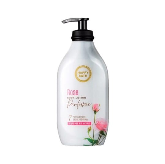 Picture of International Korean product Happy Bath Rose Body Lotion used for male/ female - 450 ml