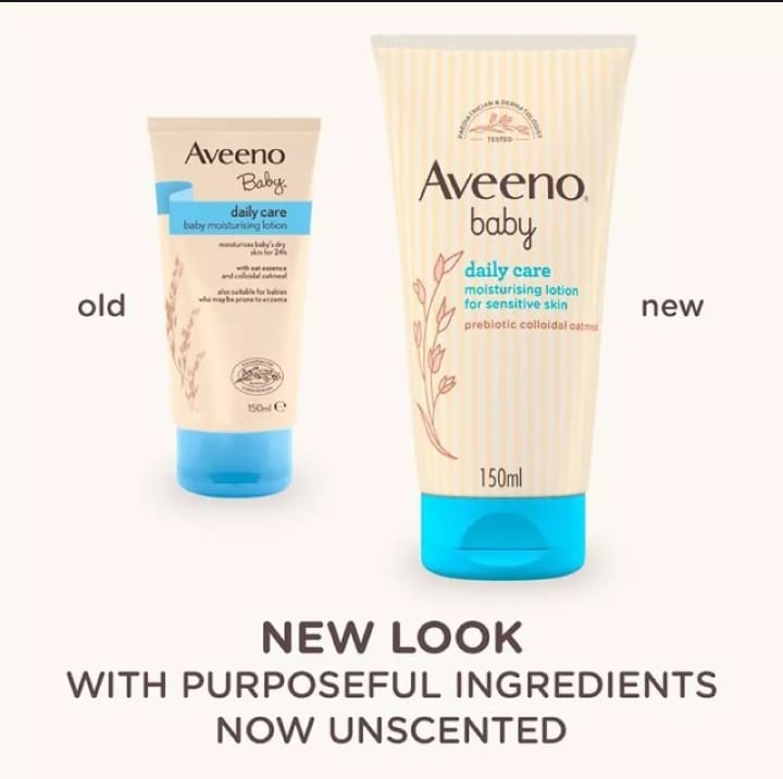 Picture of Aveeno Baby Daily Care Moisturising Lotion 150ml, Made in UK