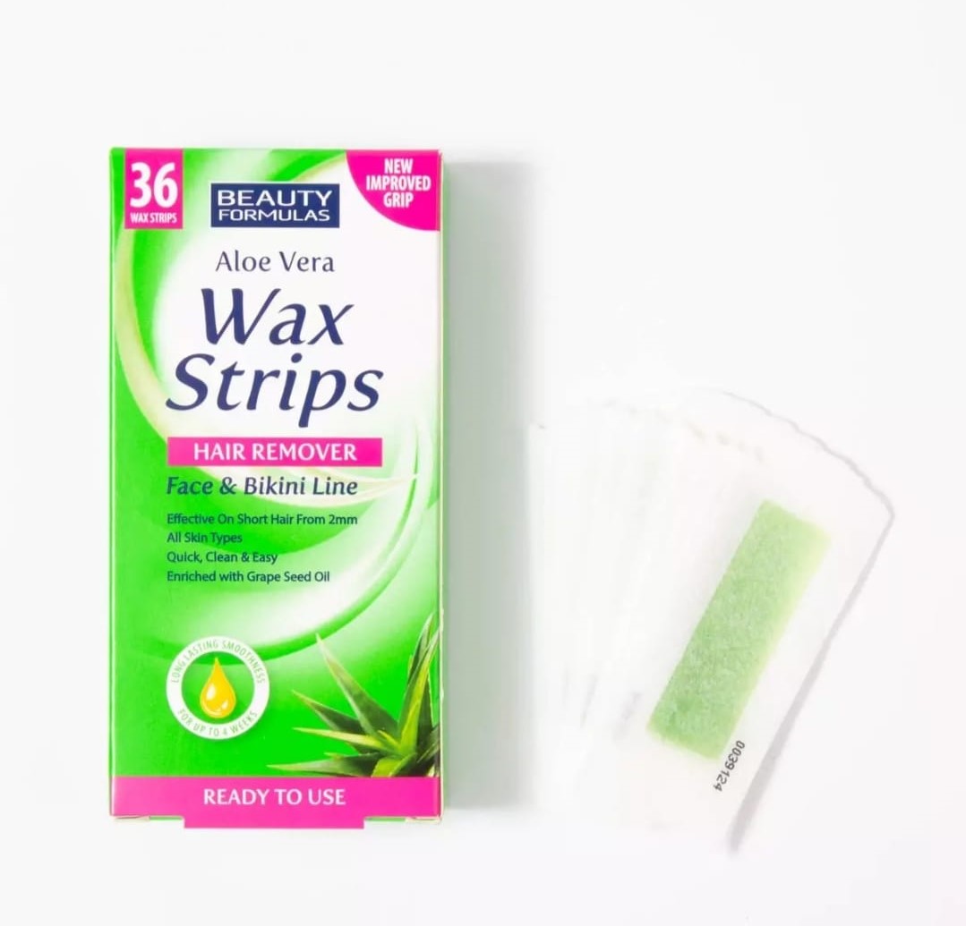 Picture of International USA product Aloe vera wax strips-36 piece