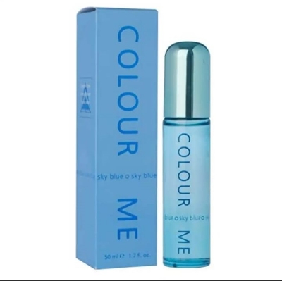 Picture of International UAE product Body perfume party scent Colour Me Sky Blue Used for female - 50 ml