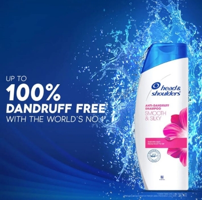 Picture of International UAE product Hair care Head & shoulders smooth and silky shampoo used for male/ female - 400 ml