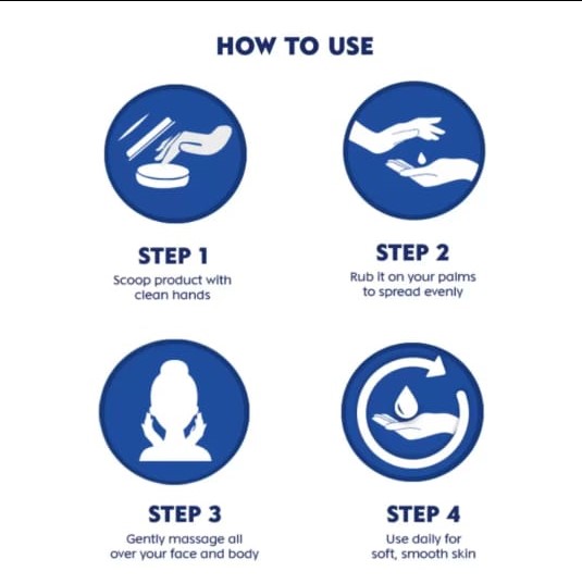 Picture of International Germany product Body Moisturizer Nivea Cream used for male/female - 250 ml