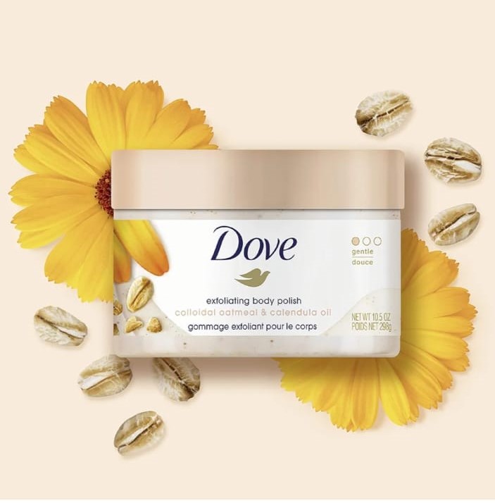 Picture of International UK Product Dove Exfoliating Body Polish Scrub Oatmeal & Calendula-225ml
