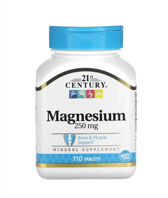 Picture of 21st Century Magnesium 250 Mg, 110 Count