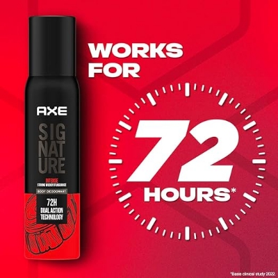 Picture of International Indian product Body spray AXE Signature Intense perfume spray used for male/female - 122 ml