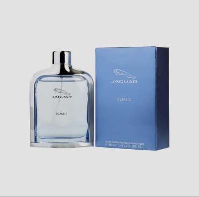 Picture of International France product Body perfume party scent Jagur Classic Blue used for male - 100 ml