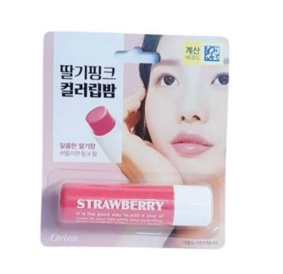 Picture of International Korean Product Oriox Strawberry Moisture Lip Balm 4.8g SPF15 (Korea)