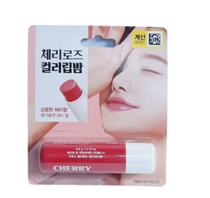 Picture of International Korean Product Oriox Cherry Moisture Lip Balm 4.8g SPF15 (Korea)