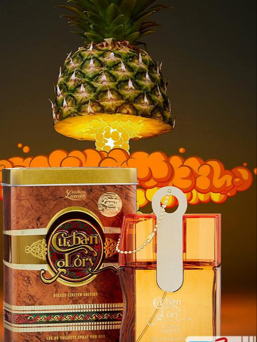 Picture of International UAE product Body perfume party scent creation Lamis Cuban Glory used for male - 100 ml