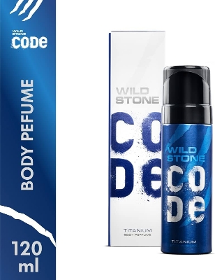 Picture of International Indian Product Wilde Stone Code Titanium Body Perfume for Men, 120ml